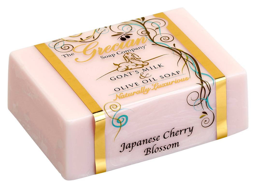 Japanese Cherry Blossom Goats Milk and Olive Oil Bar Soap - Off The Trail Gifts