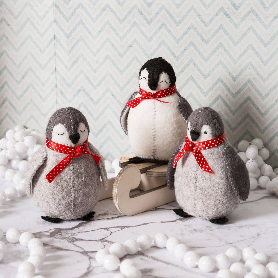 Baby Penguins Felt Craft Kit - Off The Trail Gifts