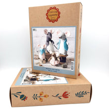 Load image into Gallery viewer, Mouse Family Felt Embroidery Craft Kit - Off The Trail Gifts
