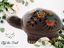 Load image into Gallery viewer, Paradise Lilac Turtle Ring Jewelry Box - Off The Trail Gifts
