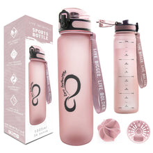 Load image into Gallery viewer, Rose Gold 34 Ounce Sports Water Bottle - Off The Trail Gifts
