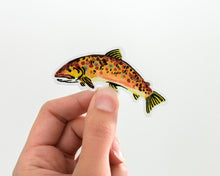 Load image into Gallery viewer, Brown Trout Fish Vinyl Decor Sticker - Off The Trail Gifts
