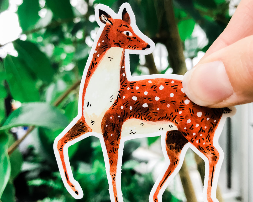 Deer Animal Vinyl Decor Sticker - Off The Trail Gifts