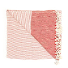 Load image into Gallery viewer, Red Mediterranean Peshtemal Pure Cotton Beach Towel - Off The Trail Gifts
